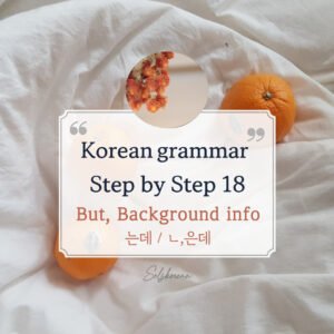 Everything About 는데 grammar